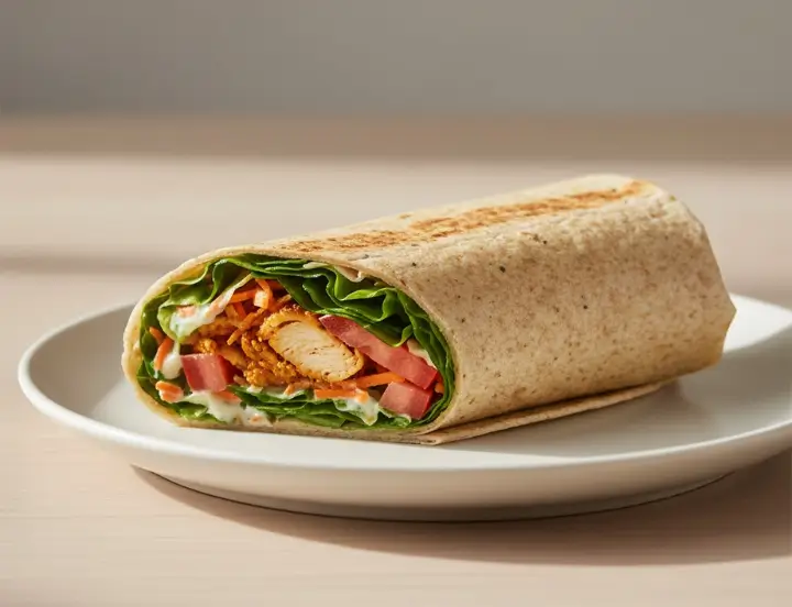 wrap integral de frango