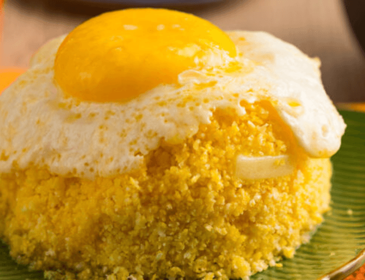 Cuscuz Integral com Ovo