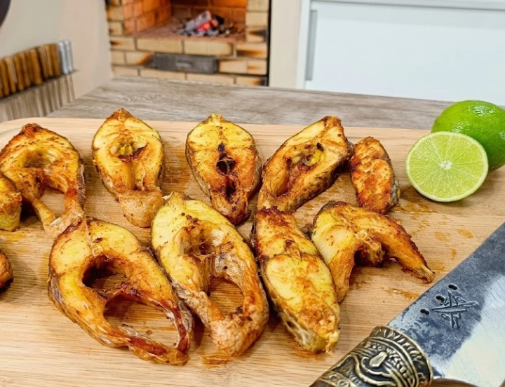 Tilápia na Airfryer com Legumes
