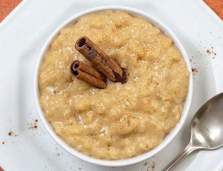 arroz doce caramelizado fit