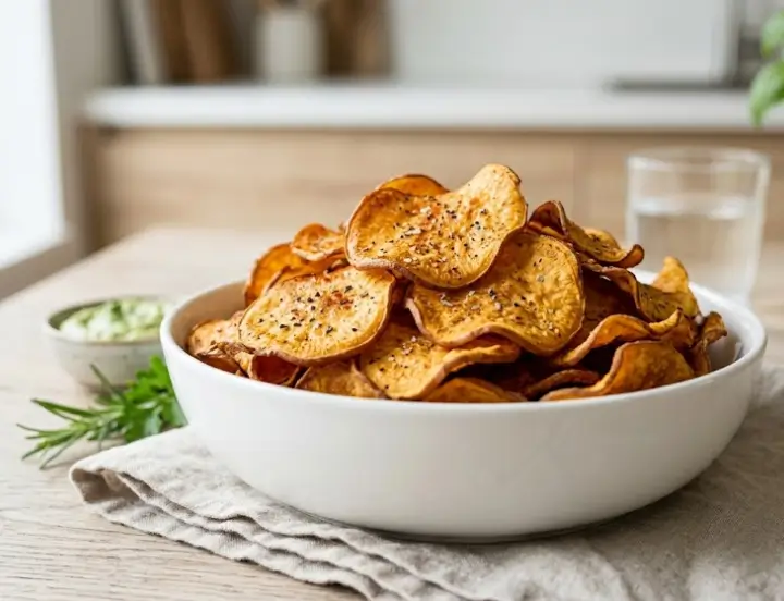 chips de batata doce