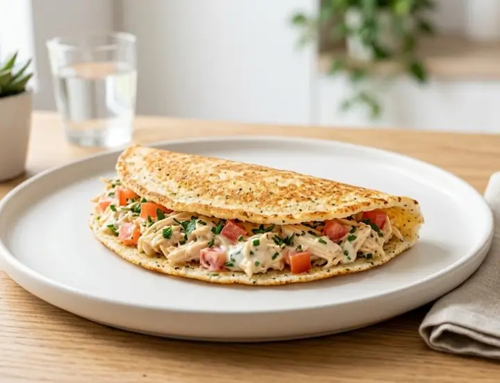 tapioca fit com frango